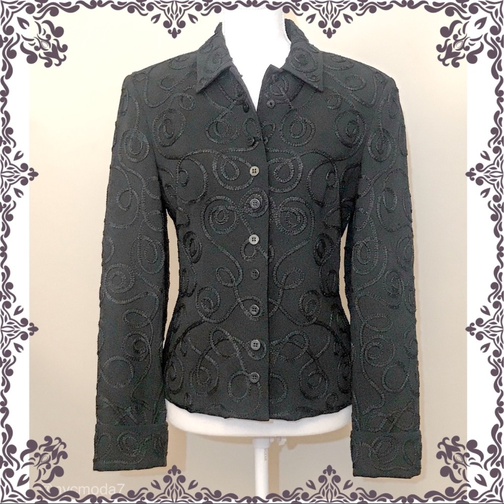 Jones New York Black Dress Blazer/ Suit Jacket